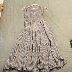 See you Monday - Striped Tiered Midi Dress